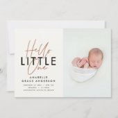 モダンscript photo hello little one (正面)