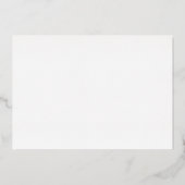 モダンSCRIPT SAVE THE DATE Photofoil Invita実在 箔招待状 (裏面)