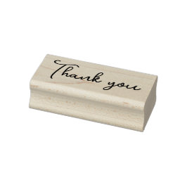 モダンScript Thank You Self-Inking Stamp ラバースタンプ