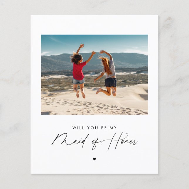 モダンScript Will Be Myメイド・オブ・オーナー（花嫁付き添い人）写真 (正面)