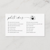 モダンScript's Capture the love QR Code エンクロージャーカード (裏面)