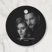 モダンScriptyモノクロ写真 フェイバータグ (裏面)