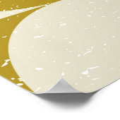 モダンseを用いた抽象芸術シームレスな幾何学的パターン ポスター (角)