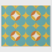 モダンseを用いた抽象芸術シームレスな幾何学的パターン ラッピングペーパー (フラット)