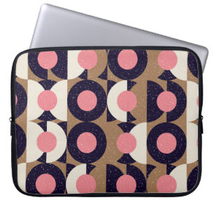 モダンseを用いた抽象芸術シームレスな幾何学的パターン ラップトップスリーブ