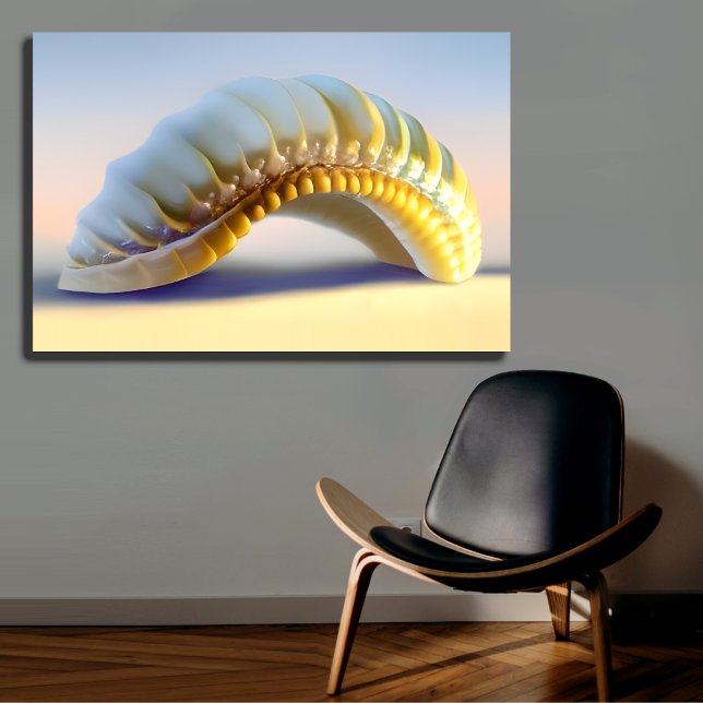 モダンSeashell Canvas印刷海インスパイア メタルプリント (クリエイターアップロード済み)