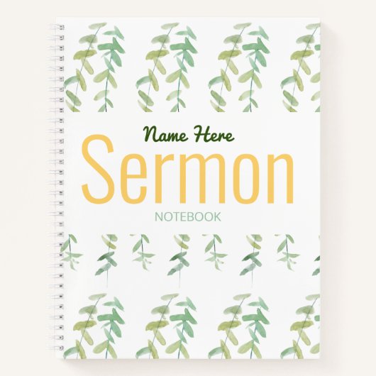 モダンSermon Notebook ノートブック (正面)