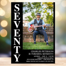 モダンSEVENTY 写真 70歳の誕生日パーティー