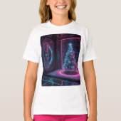 モダンSFホリデーデザイン Tシャツ (正面)