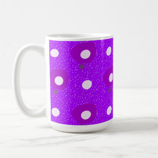 モダンshapes_purple コーヒーマグカップ