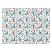 モダンSharksシームレスパターン誕生日キッズ テーブルクロス (正面(横))