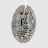 モダンSISTERSはフォトクリス最高のマス オーナメント (正面)