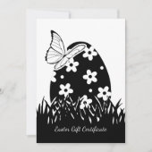 モダンSmall Business Easter Gift証明書 (正面)