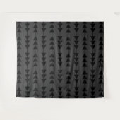 モダンSmoky上のスタイリッシュブつるラックの三角形 タペストリー (正面(横))