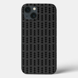 モダンSmoky上のスタイリッシュブつるラックの三角形 iPhone 13ケース