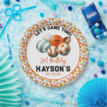 モダンSports Kids 2nd Birthdayパーティー ペーパープレート<br><div class="desc">これらのスポーツモダン第2の誕生日紙プレートでおもしろいをサーブ！スポーツをテーマにしたパーティーに最適なプレートはっきりしたは、スポーティなデザインを備えしゃれている、小さなアスリートに最適。サッカーでも野球でもバスケットボールでも、スナックやケーキにピッタリ。あなたのパーティーの供給の残りの部分とマッチして、あなたのゲストが愛する結束し、エネルギッシュなお祝いを作成する！</div>