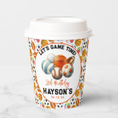 モダンSports Kids 2nd Birthdayパーティー 紙コップ (正面)