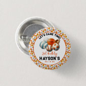 モダンSports Kids 2nd Birthdayパーティー 缶バッジ (正面&裏面)