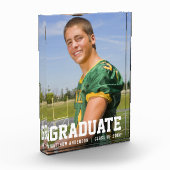 モダンSporty Graduation Announcementフォトブロック フォトブロック (左)