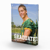 モダンSporty Graduation Announcementフォトブロック フォトブロック (右)