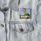 モダンSporty Graduation Announcement写真 缶バッジ (インサイチュ)