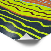 モダンSquiggles 4 Perfect Poster ポスター (コーナー)