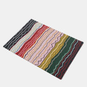 モダンSquiggles Doormat ドアマット (アングル)