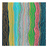 モダンSquiggles Perfect Poster ポスター (正面)