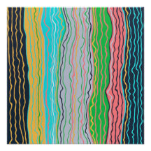 モダンSquiggles Perfect Poster