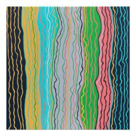 モダンSquiggles Perfect Poster ポスター