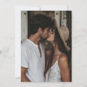 モダンString Lights Photo日付を保存 セーブザデート (裏面)