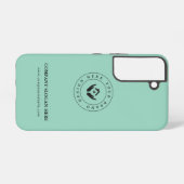 モダンstylist編集可能ロゴおよび文字 samsung galaxyケース (裏面横)