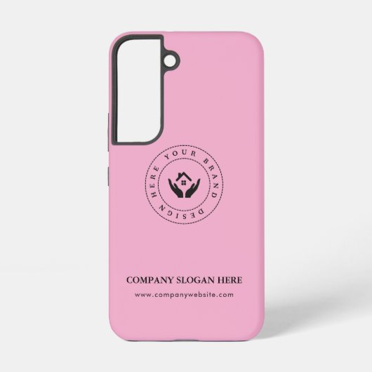 モダンstylist編集可能ロゴおよび文字 samsung galaxyケース (裏面)