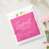 モダンSweet sixteenホットピンク女子16感謝していth you フェイバーバッグ (封をした状態)