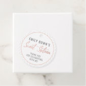 モダンSweet sixteen誕生日パーティメッセージカード フェイバータグ (インサイチュ)