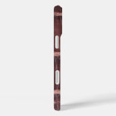 モダンTaupe Crocレザーテクスチャ Case-Mate iPhoneケース (裏面 / 右)