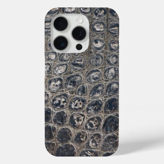 モダンTaupe Crocレザーテクスチャ Case-Mate iPhoneケース (裏面)