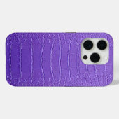 モダンTaupe Crocレザーテクスチャ Case-Mate iPhoneケース (裏面 (横))