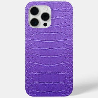 モダンTaupe Crocレザーテクスチャ iPhone 15 Pro Maxケース