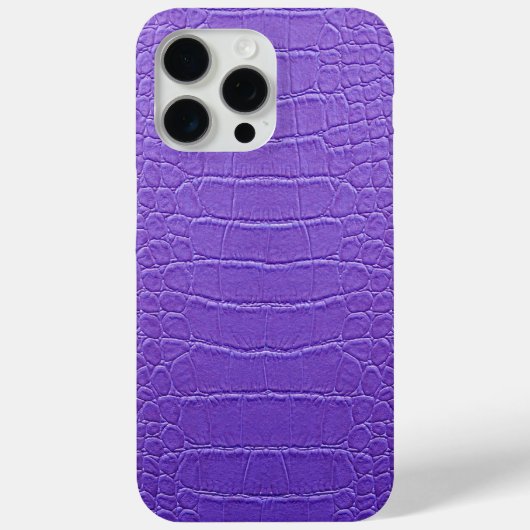 モダンTaupe Crocレザーテクスチャ Case-Mate iPhoneケース (裏面)