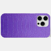 モダンTaupe Crocレザーテクスチャ Case-Mate iPhoneケース (裏面 (横))