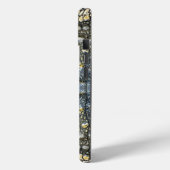 モダンTaupe Crocレザーテクスチャ Case-Mate iPhoneケース (裏面 / 左)