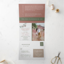 モダンTerracotta写真結婚の