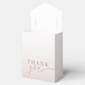 モダンThank You書道バラ金ゴールド フェイバーボックス (オープン)