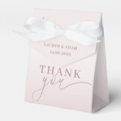 モダンThank You書道バラ金ゴールド フェイバーボックス (正面サイド)