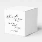 'モダンthe Night Before'のスクリプ結婚ト フェイバーボックス (正面サイド)
