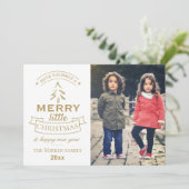 モダンTidings //フォトホリデーカード シーズンカード (スタンド正面)