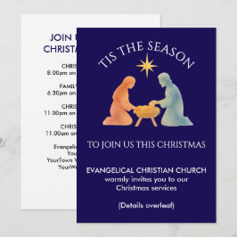 モダンTIS THE SEASON クリスマス教会礼拝 シーズンカード