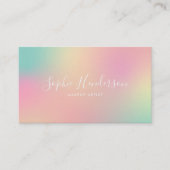 モダンUnicornグラデーションミックス2 名刺 (正面)