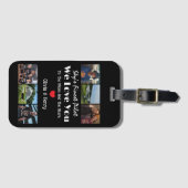 「モダンWe Love You」フォトコラージカスタムー ラゲッジタグ (正面横)